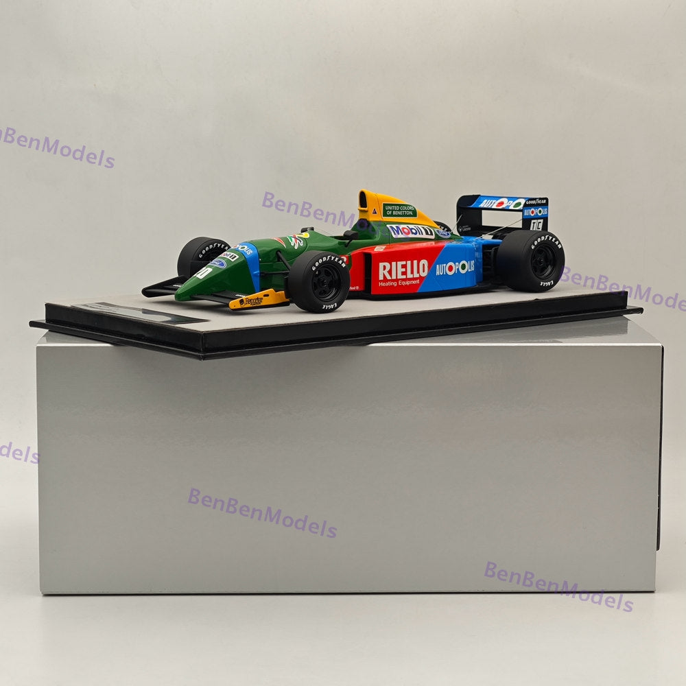 1/18 Tecnomodel Benetton B190 1990 Monaco GP Nelson Piquet #20 Resin Model Car