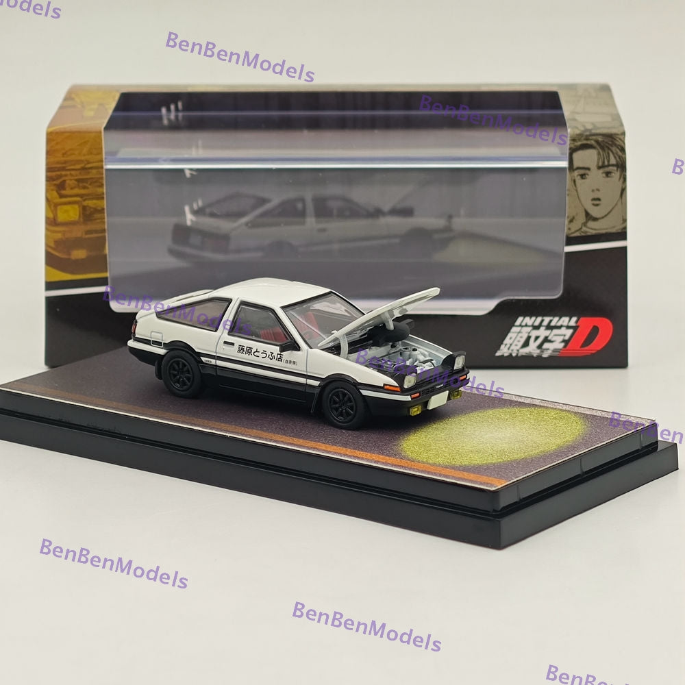 1/64 Toyota SPRINTER TRUENO (AE86) INITIAL D HJ641052DA Diecast Hobby Japan