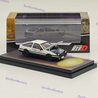 1/64 Toyota SPRINTER TRUENO (AE86) INITIAL D HJ641052DA Diecast Hobby Japan