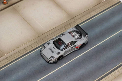 Ghost Player 1/64 F40 LBWK Fighter Jet Gray Racing Sports Model Diecast Model Car Limited Edition