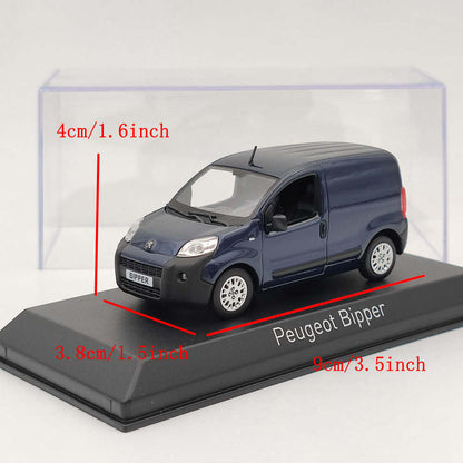 1/43 Norev Peugeot Bipper Van Blue Diecast Models Car Christmas Gift Collection In Stock - US
