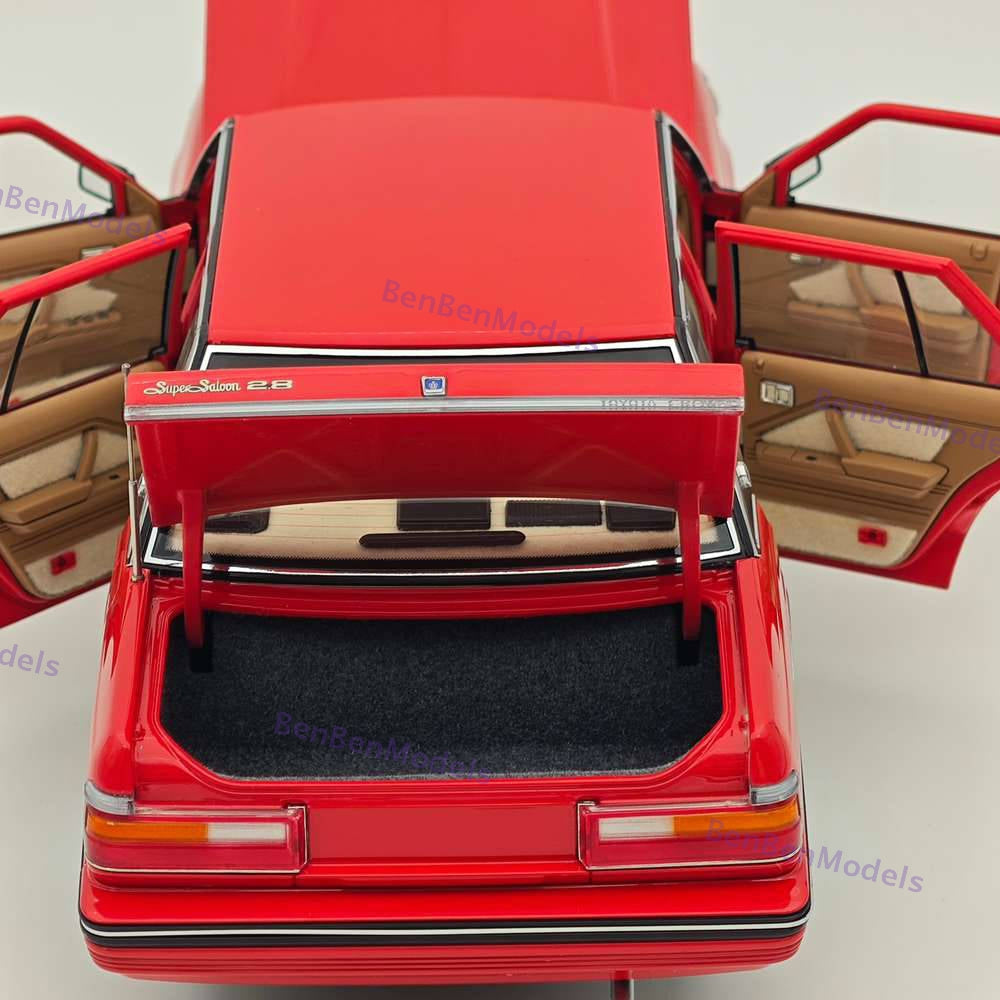 1/18 Toyota Crown Seventh Generation MS122 Red / Mi Interior Diecast Model