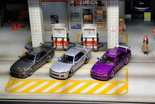 MORTAL 1/64 NISSAN SKYLINE URAS ER34 Skyline 25GT-t Miniature Diecast Jouets Modèles de Voiture Hobby Collection Cadeaux 