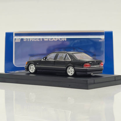 1/64 SW Benz S600 W140 Tiger Head Running S-Class Original Wheels Diecast Model