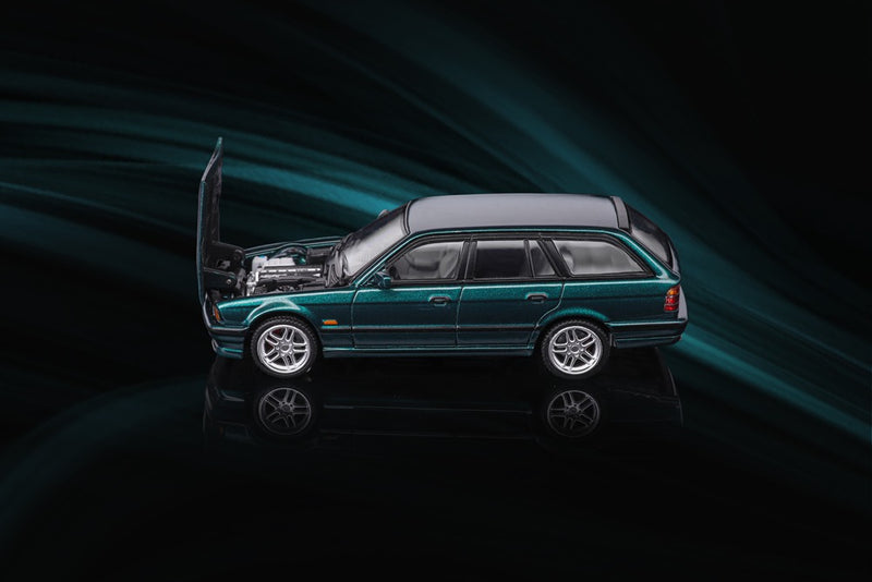 Pre-sale Mortal 1:64 M5 E34 TOURING Wagon Openable Hood Diecast Toys Car Models Hobby Collection Gifts