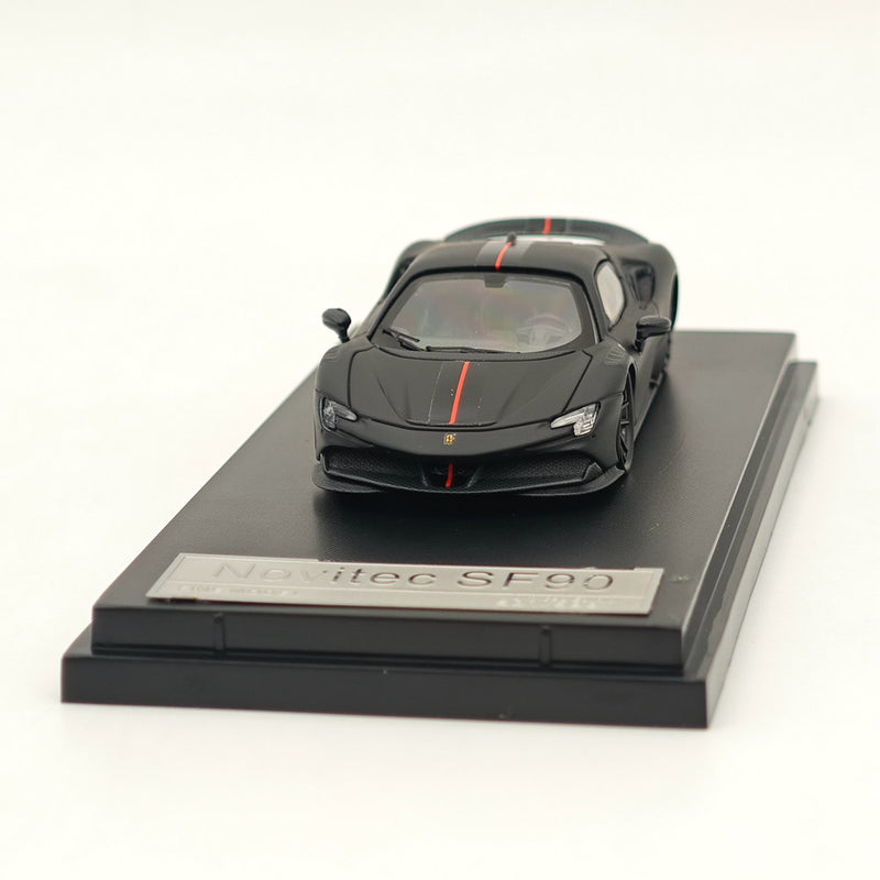 Fine model 1:64 Scale Novitec Ferrari SF90 Diecast Models Car Collections Black