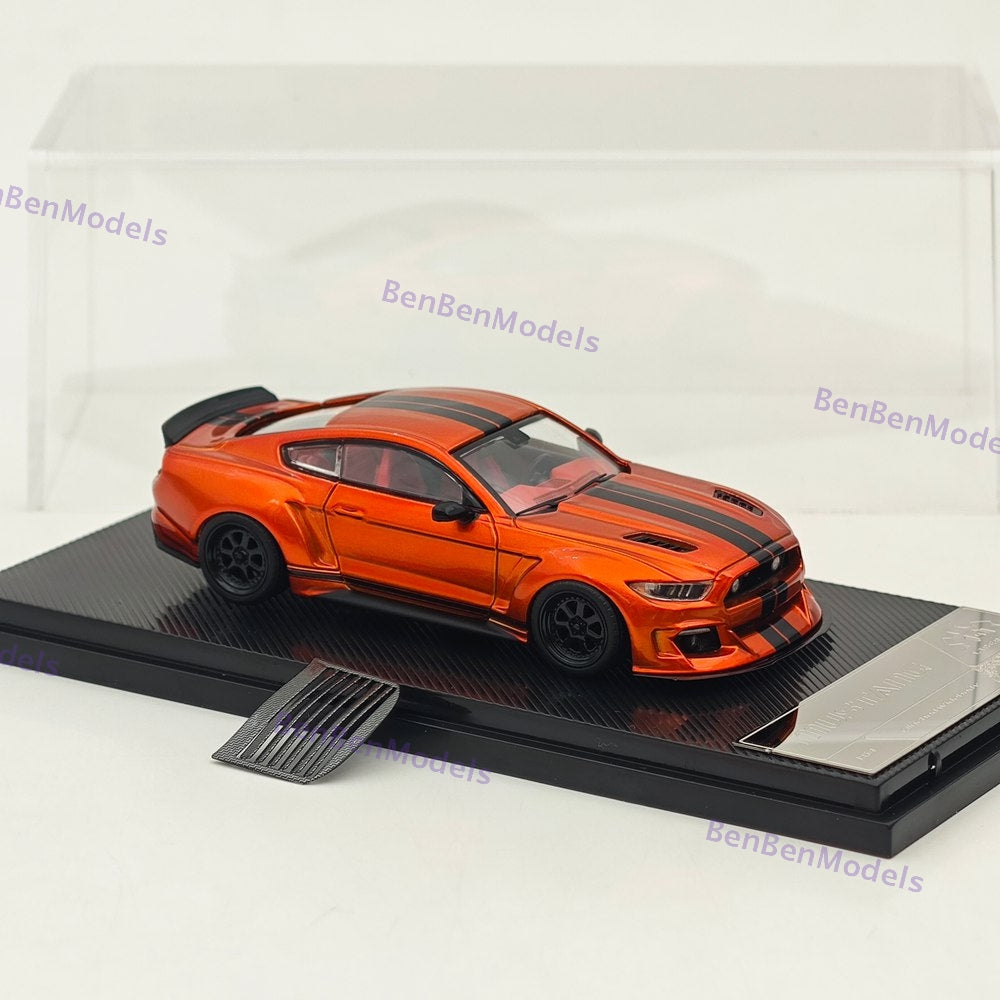 1:64 Liberty Mustang Clinched Widebody Muscle Sports Diecast Metal Car