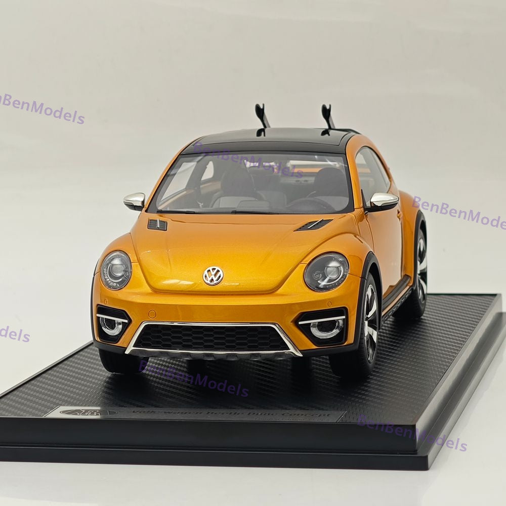 1/18 Volkswagen Beetle Dune Concept Radscale Gold Resin Car Limited Collection