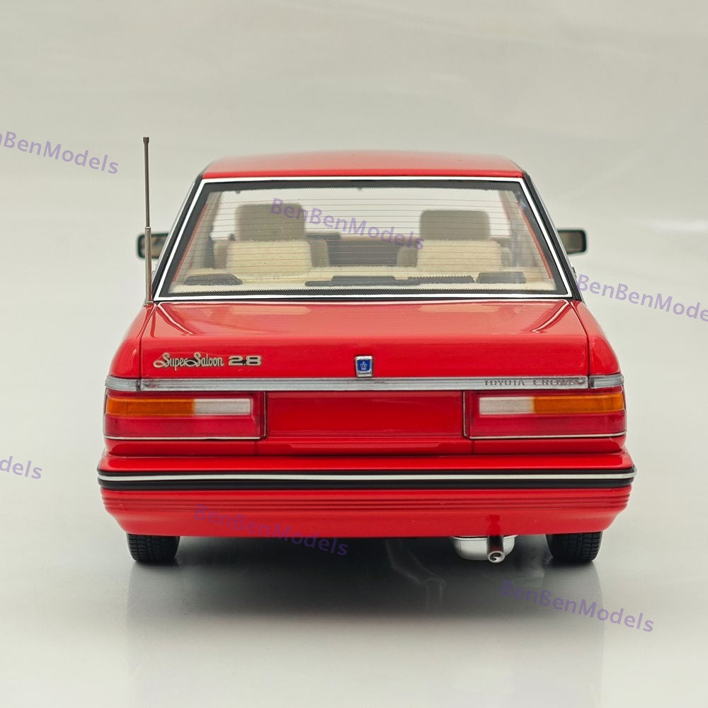 1/18 Toyota Crown Seventh Generation MS122 Red / Mi Interior Diecast Model