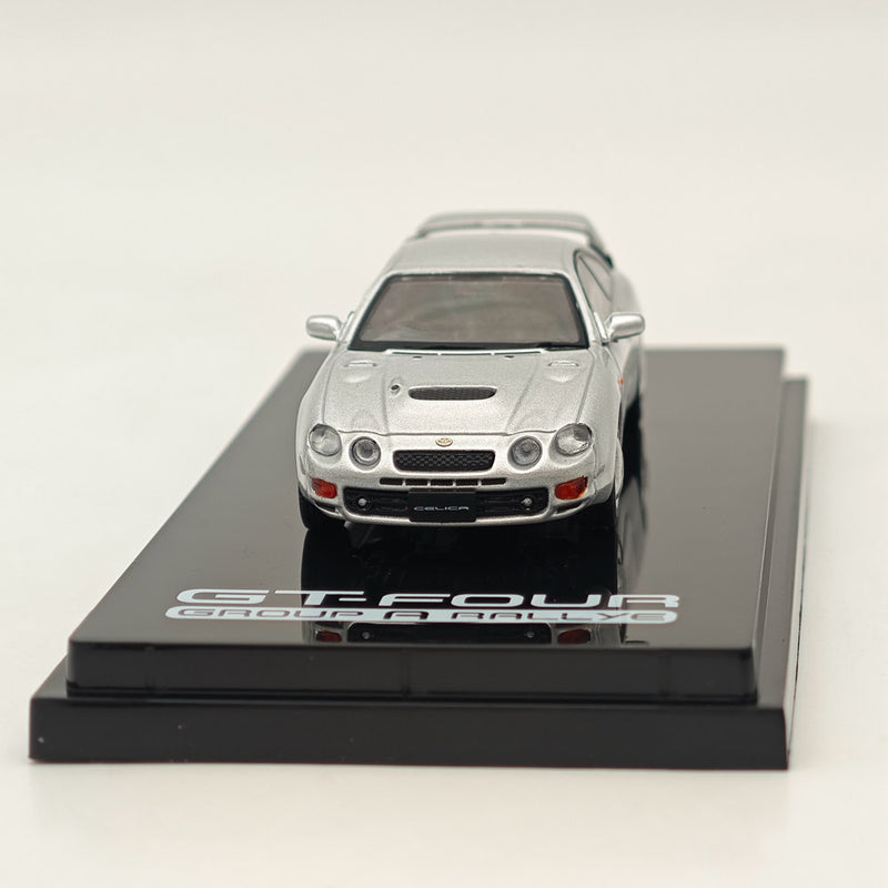 1/64 Hobby Japan Toyota CELICA GT-FOUR WRC Edition (ST205) w/ Engine HJ641064AS Silver Diecast Models Car Collection Auto Toys Gift