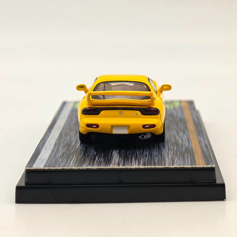 Hobby Japan 1/64 Mazda RX-7 (FD3S) RedSuns Initial D Open Headlights HJ643007BDY Diecast Model Collection