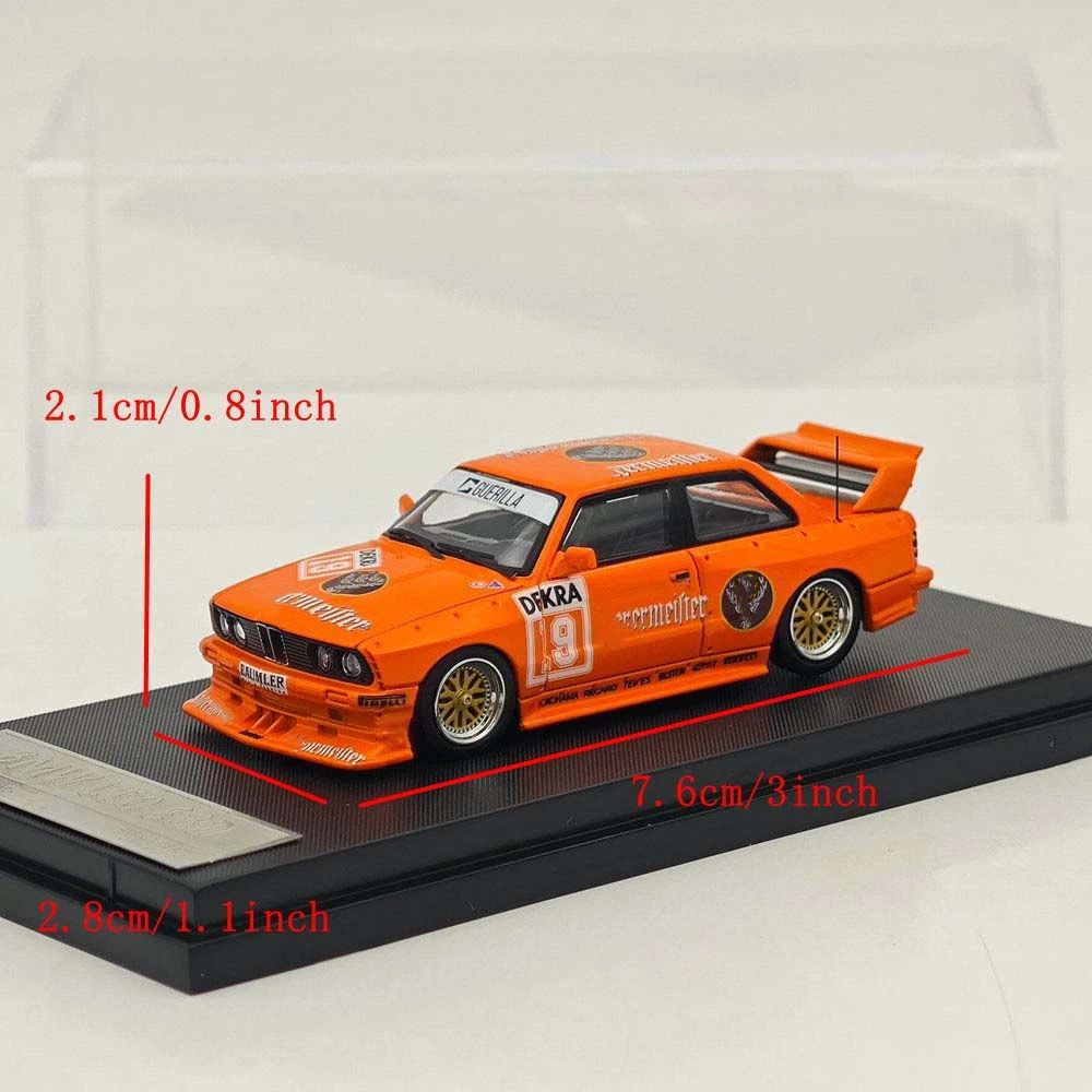 SW 1:64 M3 E30 LTO Widebody Modified Coupe Racing Sports Diecast Model Car Limited Edition