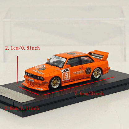 SW 1:64 M3 E30 LTO Widebody Modified Coupe Racing Sports Diecast Model Car Limited Edition