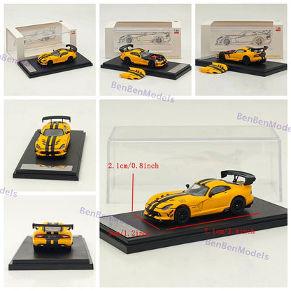 Hone Model 1/64 Dg Viper MK3 ACR Racing Sports Diecast Model Car Limited
