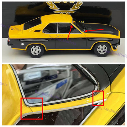 1:18 BOS Opel Manta TE2800 1975 Yellow/Black BOS068 Resin Car Limited Rare Used