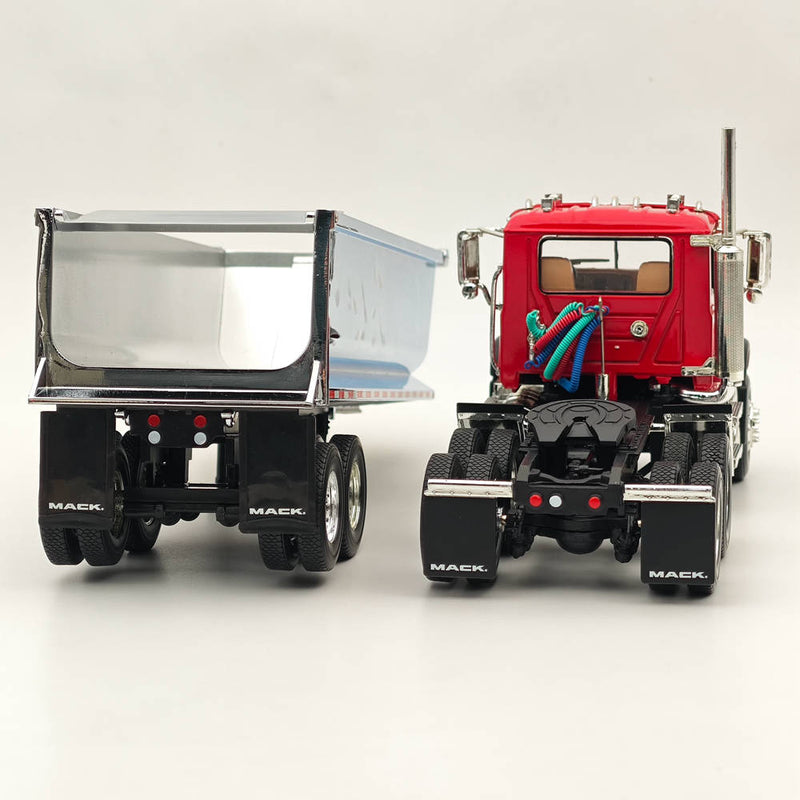 FIRST GEAR 1/34 MACK GRANITE & ROUND END DUMP TRAILER 10-4181 DIECAST Model Truck Collection