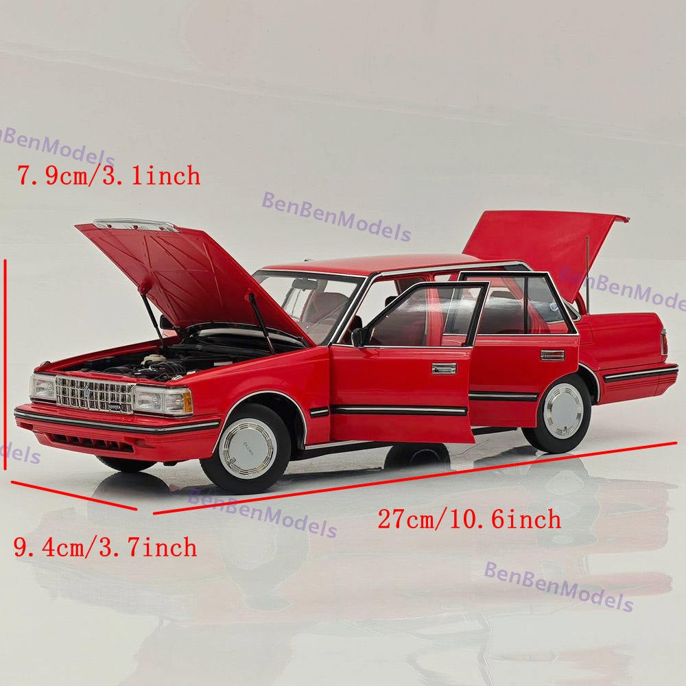 1/18 Toyota Crown Seventh Generation MS122 Red / red Interior Diecast Model