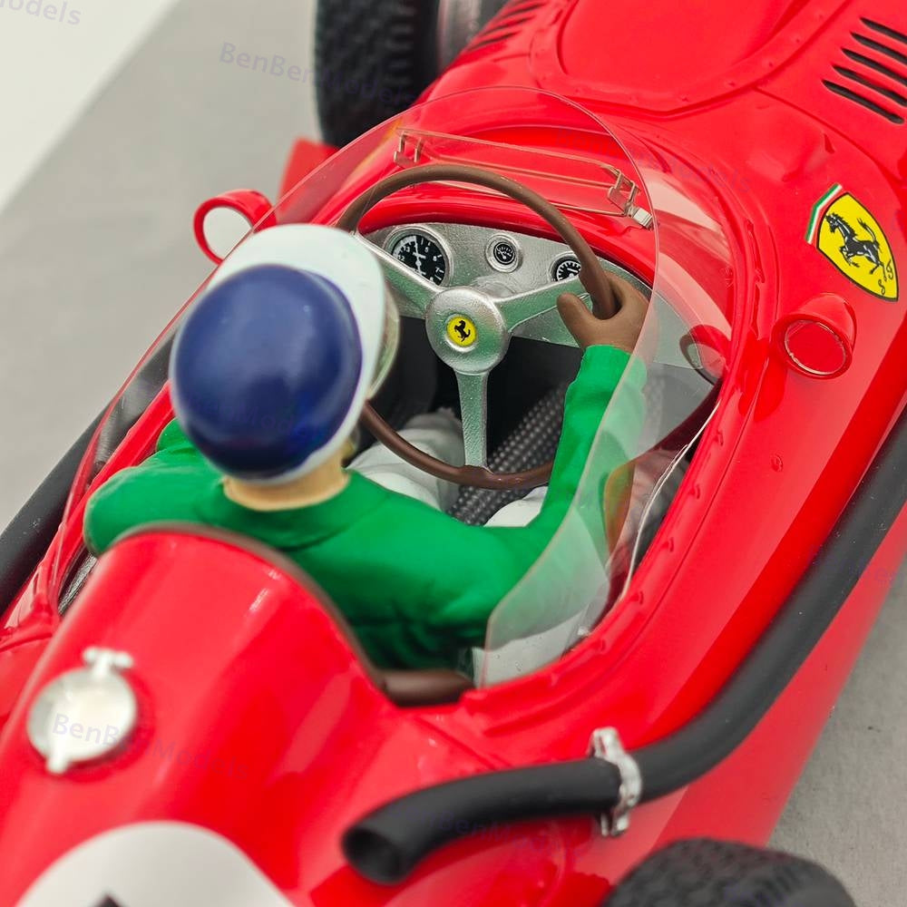 Tecno 1/18 Ferrari Dino 246 F1 Winner France GP 1958 M.Hawthorn #4 TMD18-116C