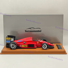1/18 Tecnomodel Ferrari F1 86 #28 1986 BRAZILIAN GP STEFAN JOHASSON Red Resin