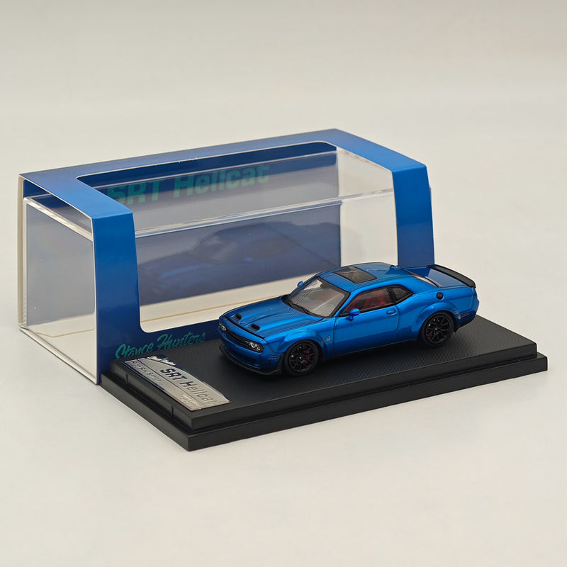 1:64 SH Dodge SRT Hellcat Muscle Sports Diecast Model Car Collection Blue