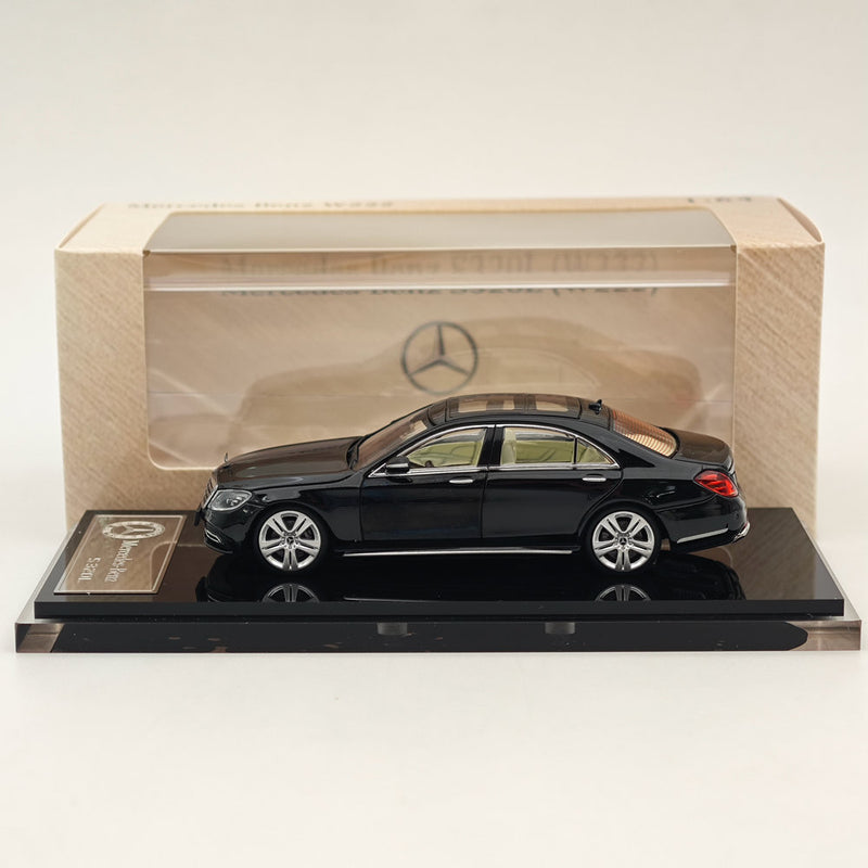 1/64 GLORY MODEL Mercedes-Benz S320L W222 Sedan Sports Black Diecast Metal Car