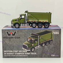 1/50 DM WESTERN STAR 49X SBFA OX BODIES STAMPEDE DUMP TRUCK Olive Green 71086
