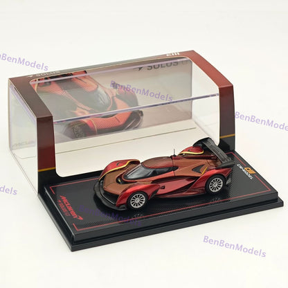 1/64 CM Mclaren Solus GT Racing Sports Diecast Metal Car Ornaments Supercar