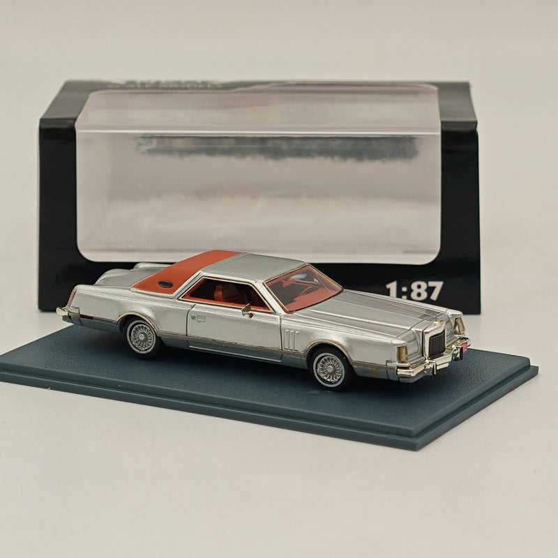 NEO SCALE MODELS 1/87 Lincoln Continental Mark V Resin Car Limited Silver