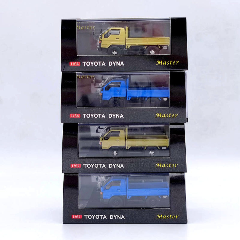 Master 1:64 Toyota Dyna Light Truck Double Row Seat Metal Chassis Toys Car Models Hobby Collection Gifts