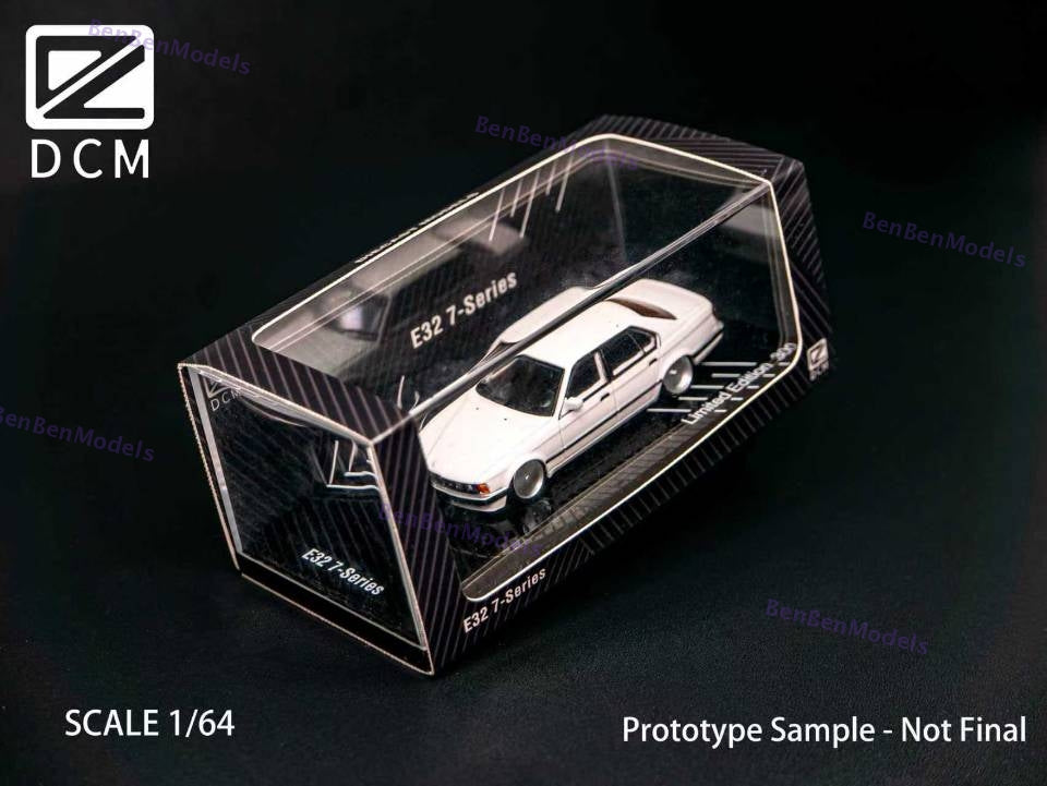 Pre-sale 1:64 DCM BMW Low Rider E32 7-Series / E34 5-Series / E38 7-Series L7
