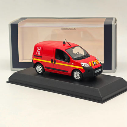 1/43 Norev Peugeot Bipper Van Fire Vehicle Red Diecast Models Car Collection