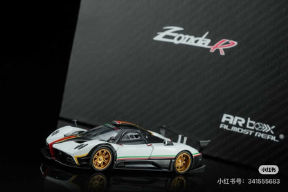 1/64 Almost Real Zonda R White Italian Livery HEC 2026 Diecast Model Toys Car