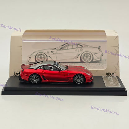 RM 1:64 599XX Racing Sports Model Diecast Car Model with Openable Hood