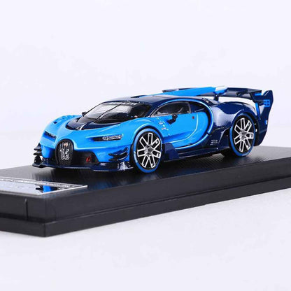 Bugatti VisonGT miniature moulée sous pression à l'échelle 1/64, jouet, modèle de voiture, collection, cadeaux, édition limitée 