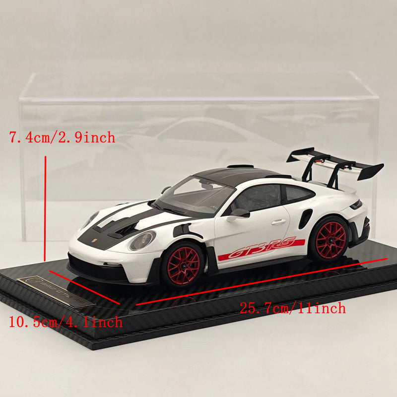 AI MODEL 1/18 Porsche 992 GT3 RS Resin High-Quality Limited Collection Car White