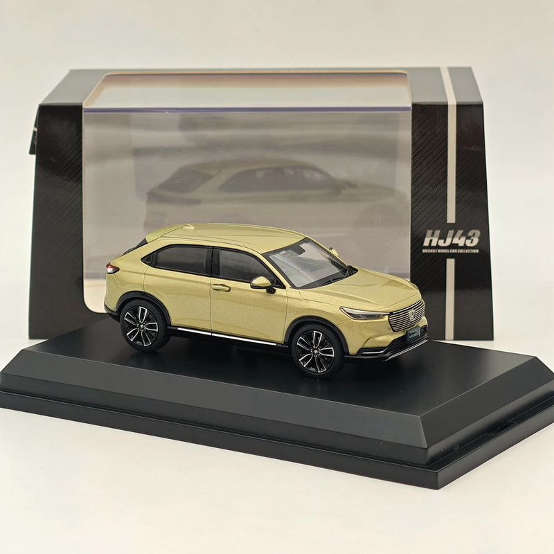 Hobby Japan 1/43 Honda VEZEL Sand Khaki Pearl HJ431002K Diecast Model Car Limited Collection