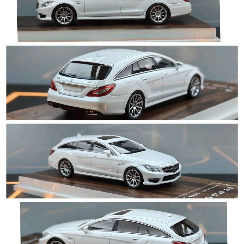 MJ 1:64 MERCEDES-BENZ CLS63 AMG Shooting Brake/Devil's Eye/Suit thug Bridge Car/Station Wagon Diecast Toys Car Models Collection Gifts Limited Edition