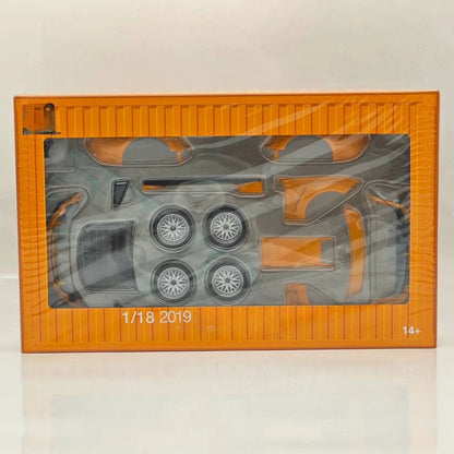 DM 1/18 GT 2019 Orange Fury LHD with Widebodykit Pack Diecast Model Car