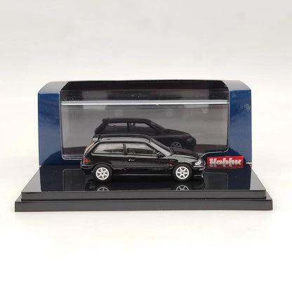 Hobby Japan 1:64 EF9 SiR Ⅱ Customized Version Black HJ641031CBK Diecast Model Toys Car Collection Gifts