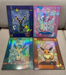 Pokemon Chinese Gem Pack Vol 2  Binder Eevee Umbreon Leafeon Sylveon Glittering