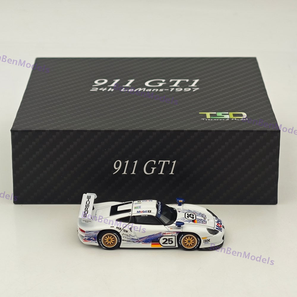 1:64 TSD 911 GT1 24h LeMans 1997 Openable - Hood Diecast Metal Car Limited