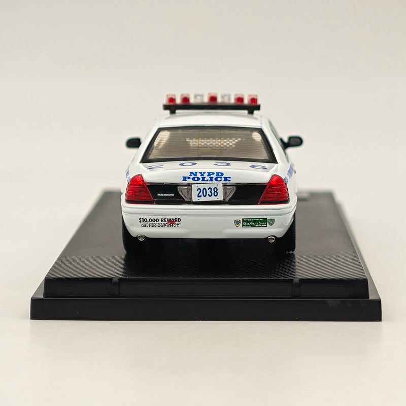 Rollin 1:64 Ford CV NYPD/LAPD Police Car Victoria Crown Diecast Toys Car Models Miniature Hobby Collectible Gifts