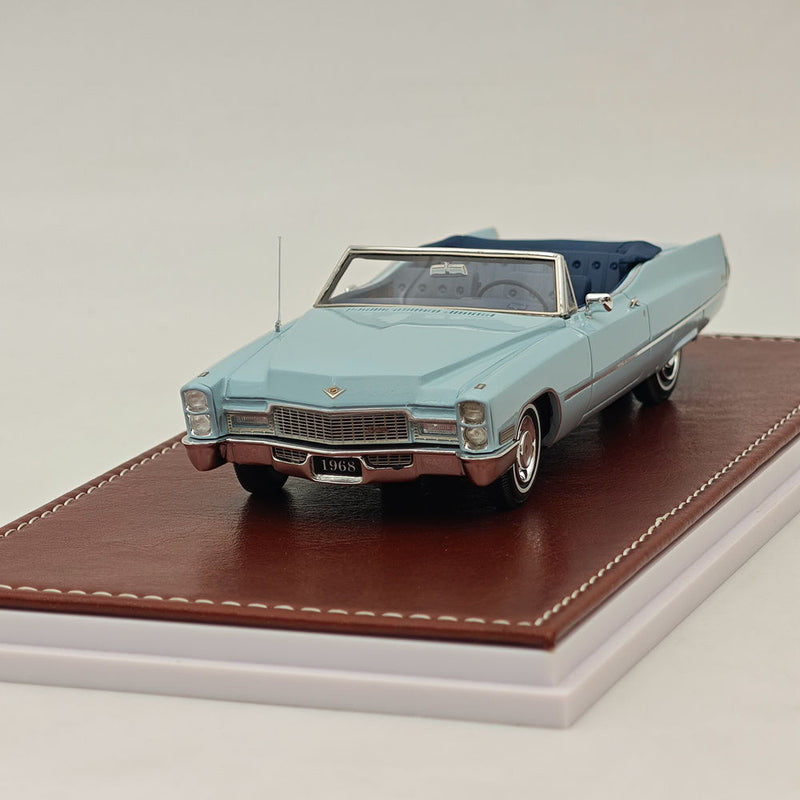 Great Iconic Models 1/43 GIM Cadillac DeVille Convertible Blue GIM001 a 1968