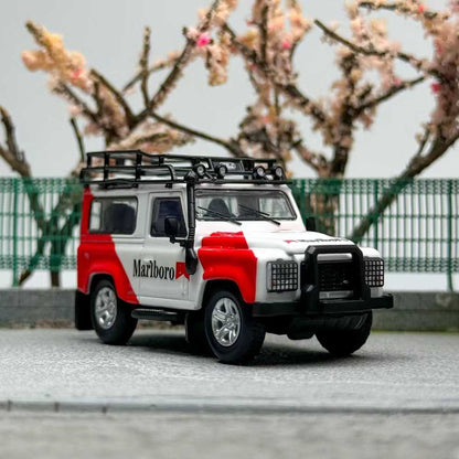 Master 1:64 Land Rover Defender 90 Jouets moulés sous pression Modèles de voitures Miniature Hobby Cadeaux à collectionner avec accessoires