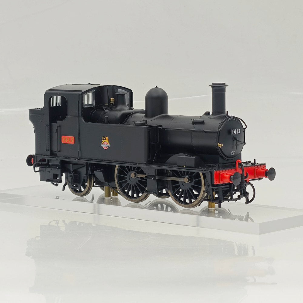 Dapol O Gauge 7S-006-025 14xx Class 1413 - DCC 0-4-2T BR Black with Early Emblem
