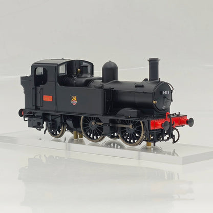 Dapol O Gauge 7S-006-025 14xx Class 1413 - DCC 0-4-2T BR Black with Early Emblem