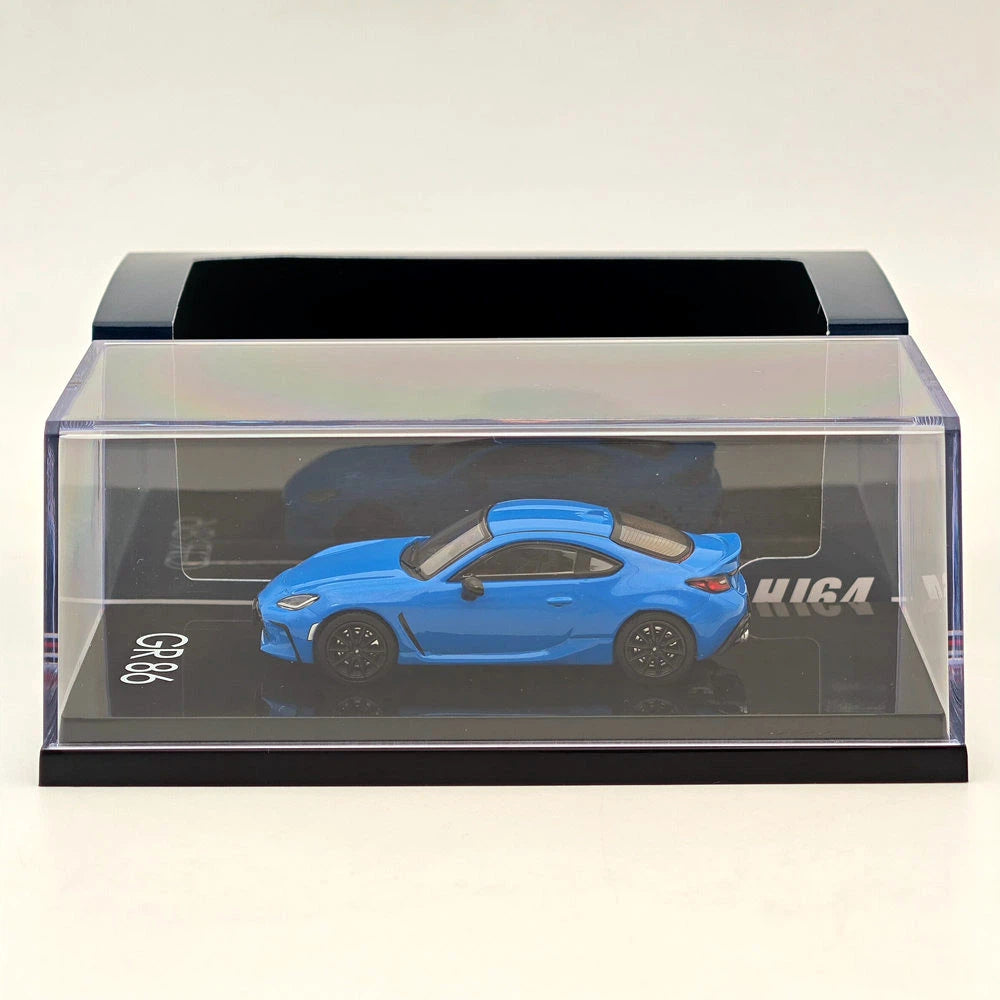 Hobby Japan 1:64 GR86 RZ With Rear Spoiler Diecast Alloy Model Car HJ644048BL