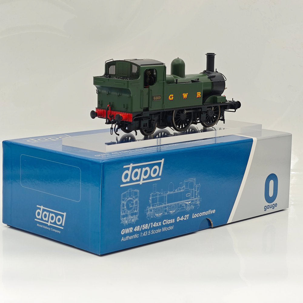 Dapol 7S-006-004 O Gauge 48xx Class 0-4-2T Green Lettered 'GWR' 4869 DCC