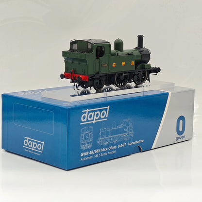Dapol 7S-006-004 O Gauge 48xx Class 0-4-2T Green Lettered 'GWR' 4869 DCC