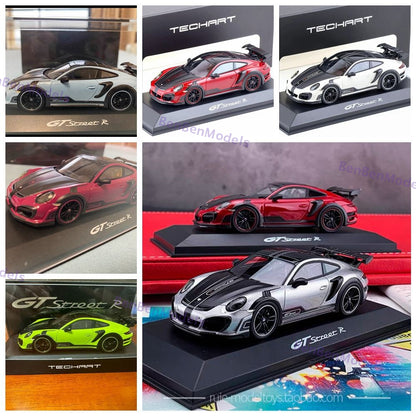 Pre-sale 1:43 Techart Porsche 911 (991-2) GT Street R Coupe Resin Model Car